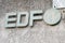 Bordeaux , Aquitaine / France - 11 19 2019 : EDF logo sign old french electricity provider signage ancient