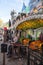 Bordeaux , Aquitaine / France - 11 19 2019 : horror terrify showman funfair Ghost Train entrance