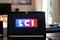 Bordeaux , Aquitaine / France - 11 25 2019 : lci TV sign logo on laptop computer screen 24-hour 24/7 rolling news information