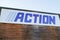 Bordeaux , Aquitaine / France - 12 04 2019 : action logo superstore shop store sign building low cost product