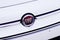 Bordeaux , Aquitaine / France - 12 04 2019 : Fiat car logo detail front sign white automobile