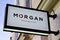 Bordeaux , Aquitaine / France - 12 04 2019 : Morgan shop retail logo girls clothing fashion storefront sign