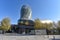 Bordeaux, France -  Modern architecture of the Cite du Vin wine museum building in Bordeaux, France