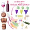 Bordeaux Wine Festival on 23 June 2017 Poster