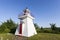 Borden Wharf Lighthouse in the Bay of Fundy