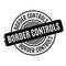 Border Controls rubber stamp