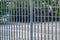 Border: the fence with stainless steel electro-welded metal grid.