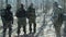 Border patrol of Bulgarian militiamen