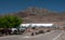 Border Patrol Station, El Paso Texas with the new temporary tent compex in rear