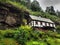 The border village of HÅ™ensko forms the entrance gate to the Bohemian Switzerland National Park.Czech rep.