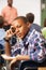 Bored Male Teenage Pupil In Classroom