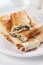 Borek with chard and cheese filling