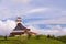 Borge church in Vestvagoya, Lofoten islands, Norway