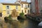 Borghetto Valeggio on the mincio Mantova Italy historic village