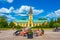 Borgholm, Sweden, July 15, 2022: Borgholm church at oland island