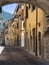 Borgo Velino Rieti, Lazio, Italy, old street