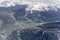 Bormio aerial from north west, Italy