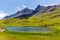 Bormio, Livigno IT, lake in Alpisella valley