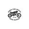 born for speed motorcycle logo design