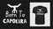 Born to capoeira t shirt print design