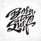 Born to Surf. Lettering Art