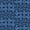 Boro Patch Woven Cloth Texture Pattern. Asian Indigo Dye Weave . Seamless Background for Textile Fabric Effect Print. Japan Criss