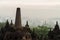 Borobudur ancient stone stupa