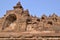Borobudur at the base with plenty of small stupas and buddha statues