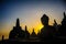 Borobudur sunrise, unesco world heritage site, java