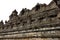 Borobudur temple stupas near Yogyakarta,