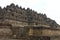 Borobudur temple stupas near Yogyakarta,