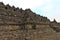 Borobudur temple stupas near Yogyakarta,