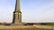 Borodino area and the main monument to Russian soldiers - heroes of the Borodino battle, Borodino, Russia. Aerial view