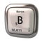 Boron B chemical element from the periodic table icon