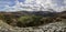 Borrowdale from Castle Crag panorama