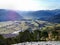 Borrowdale valley seen from castle crag