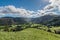 Borrowdale Valley and surrounding fells