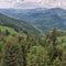 Borsa mountains on the summer view