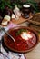 Borsch - soup with beet