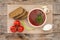 Borsch - ukrainian and russian national soup