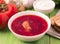 Borscht - a soup based on beet, it has a characteristic red color. A traditional dish of the Eastern Slavs, the first main meal of