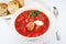 Borscht Traditional Russian red soup