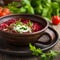 Borscht, Ukrainian and Russian beetroot soup