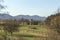 Borzsony mountain view from Nograd, Hungary