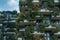 Bosco verticale vertical forest residential towers in milan close up