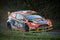 Bosenberg , Germany - August 22: Czech driver Martin Prokop and his codriver Jan Tomanek in a Ford Fiesta RS WRC race in rallye