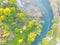 Bosnia and Herzegovina - Aerial view of Kravice Waterfalls