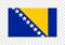 Bosnia and Herzegovina - National Flag