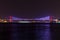 The Bosphorus Bridge or the 15 July Martyr`s bridge, night panorama, Istanbul