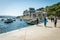 Bosphorus coastline in Bebek in Istanbul, Turkey